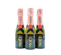 Moet & Chandon - Rosé Impérial Mini - Champagne 20cl x 3 12.5% ABV (3 x 20cl)