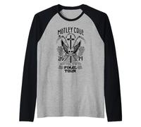 Mötley Crüe All Bad Things Must Come To An End Final Tour Raglan Baseball Tee