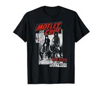 Mötley Crüe Bad Boys of Hollywood T-Shirt, Men, Black, Medium