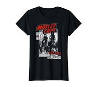 Mötley Crüe Bad Boys of Hollywood T-Shirt, Women, Black, Medium