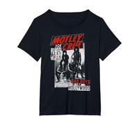 Mötley Crüe Bad Boys of Hollywood T-Shirt, Women's Plus, Black, 3X