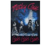 Mötley Crüe Girls, girls, girls Flag multicolour Onesize