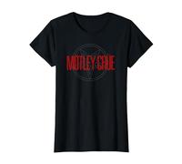 Mötley Crüe Pentagram Logo T-Shirt, Women, Black, Medium