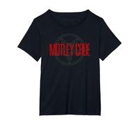 Mötley Crüe Pentagram Logo T-Shirt, Women's Plus, Black, 2X