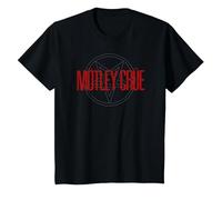 Mötley Crüe Pentagram Logo T-Shirt, Youth, Black, Large