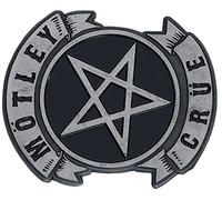 Mötley Crüe Pentagram Unisex Pin Standard, Zinc alloy,