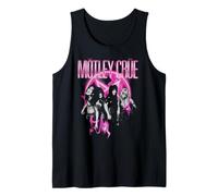 Mötley Crüe Shout Neon Pink Tank Top