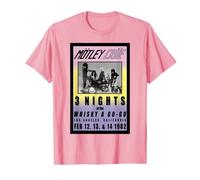 Mötley Crüe - Three Nights At the Whiskey Pink T-Shirt