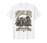 Mötley Crüe - Western White T-Shirt, Men, White, Small
