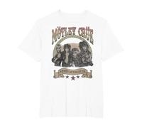 Mötley Crüe - Western White T-Shirt, Men's Big and Tall, White, 5X Tall
