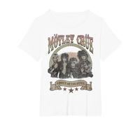 Mötley Crüe - Western White T-Shirt, Women's Plus, White, 3X
