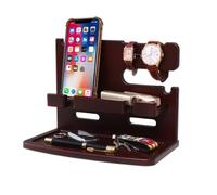 MOEUI Hanging Bedside Organiser, Multi Bedside Storage Caddy, Remote Control Holder For Bed, Nightstand Organiser For Him & Her