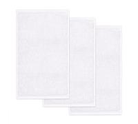 Möve 3er set Superwuschel guest towel 30 x 50 cm made of 100% cotton, snow