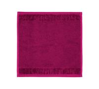 Möve Bamboo Luxe soap cloth 30 x 30 cm made of 60% cotton / 40% viscose from bamboo cellulose, berry