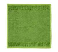 Möve Bamboo Luxe soap cloth 30 x 30 cm made of 60% cotton / 40% viscose from bamboo cellulose, peridot