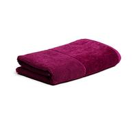 Möve Bamboo Luxe towel 50 x 100 cm made of 60% cotton / 40% viscose from bamboo cellulose, berry