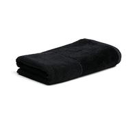 Möve Bamboo Luxe towel 50 x 100 cm made of 60% cotton / 40% viscose from bamboo cellulose, black