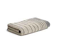 möve Hand Towel, Nature/Black, 50 x 100 cm