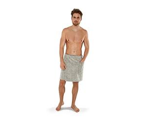 Möve Eden kilt in S. 48/56, 80% cotton / 20% linen, nature/black