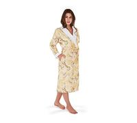 Möve Ethno Lightweight Dressing Gown with Terry Lining, Yellow, Size 10