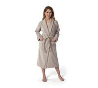 Möve Homewear shawl collar bathrobe, bathrobe, in size M, made of 100% cotton, silver grey