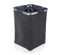 Möve Laundry Basket, Dark Grey, 35 x 35 x 50 cm