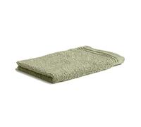 Möve Loft Plain Guest Towel with Chenille Piping 30 x 50 cm 100% Cotton (Spinair), Moss