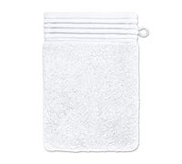 möve Loft wash glove 15 x 20 cm made of 100% cotton (Spinair), snow