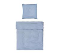 Möve Luxury Bed Linen Set 155 x 220 cm + 80 x 80 cm 100% Cotton Light Blue
