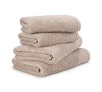 Möve New Classic 4-Piece Hand Towel Set, 2 x 50 x 100 cm + 2 x 67 x 140 cm, 100% Cotton