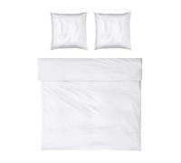 Möve Noblesse Bed Linen Set 200 x 200 cm + 2 x 80 x 80 cm 100% Cotton White/Champagne
