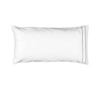 MÖVE Noblesse Pillowcase 80 x 40 cm 100% Cotton White/Grey