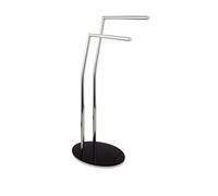 möve Stand towel rack, unbreakable glass, chromed, silver
