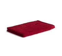 möve Superwuschel guest towel 30 x 50 cm made of 100% cotton, ruby