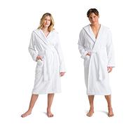 Möve Superwuschel hooded bathrobe in size XS made of 100% cotton, snow