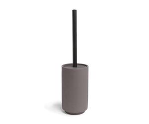 Möve Toilet brush holder, gray, 10 x 10 x 38 cm
