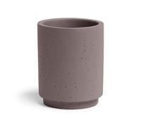 Möve Toothbrush Holder, Grey, 7.5 x 7.5 x 9.5 cm