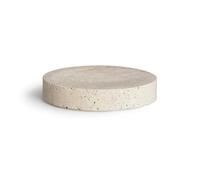 Möve Travertine Grace Limestone Soap Dish 14 x 10 x 2.5 cm, Beige