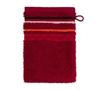 Möve wash mitt, Cotton, Ruby, 20 x 15 cm