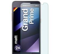 moex 2x OneFlow Anti Reflex armoured glass for Samsung Galaxy Grand Prime Armoured film Glass film Matt | Display protective film from real glass | Best fit and optimal protection