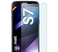 moex 2x OneFlow Anti Reflex armoured glass for Samsung Galaxy S7 Armoured film Glass film Matt | Display protective film from real glass | Best fit and optimal protection