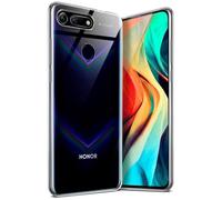 moex Aero Case, Compatible with Huawei Honor View 20, Case Made of Silicone, Completely Transparent, Clear Mobile Phone Protective Case, Ultra Thin, Transparent Monochrome, Crystal-Clear