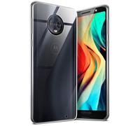 moex Aero Case, Compatible with Motorola Moto G6 Plus, Case Made of Silicone, Completely Transparent, Clear Mobile Phone Protective Case, Ultra Thin, Transparent Monochrome, Crystal-Clear