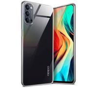 moex Aero Case, Compatible with Oppo Reno4 5G, Case Made of Silicone, Completely Transparent, Clear Mobile Phone Protective Case, Ultra Thin, Transparent Monochrome, Crystal-Clear