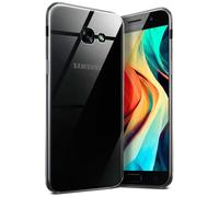 moex Aero Case, Compatible with Samsung Galaxy A7 (2017), Case Made of Silicone, Completely Transparent, Clear Mobile Phone Protective Case, Ultra Thin, Transparent Monochrome, Crystal-Clear