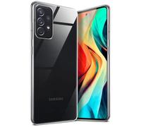 moex Aero Case, Compatible with Samsung Galaxy A72 / A72 5G, Case Made of Silicone, Completely Transparent, Clear Mobile Phone Protective Case, Ultra Thin, Transparent Monochrome, Crystal-Clear
