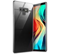 moex Aero Case, Compatible with Samsung Galaxy Note9, Case Made of Silicone, Completely Transparent, Clear Mobile Phone Protective Case, Ultra Thin, Transparent Monochrome, Crystal-Clear