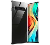 moex Aero Case, Compatible with Samsung Galaxy S10, Case Made of Silicone, Completely Transparent, Clear Mobile Phone Protective Case, Ultra Thin, Transparent Monochrome, Crystal-Clear