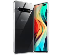 moex Aero Case, Compatible with Samsung Galaxy S10 Plus, Case Made of Silicone, Completely Transparent, Clear Mobile Phone Protective Case, Ultra Thin, Transparent Monochrome, Crystal-Clear