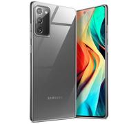 moex Aero Case, Compatible with Samsung Note20 / Note20 5G, Case Made of Silicone, Completely Transparent, Clear Mobile Phone Protective Case, Ultra Thin, Transparent Monochrome, Crystal-Clear